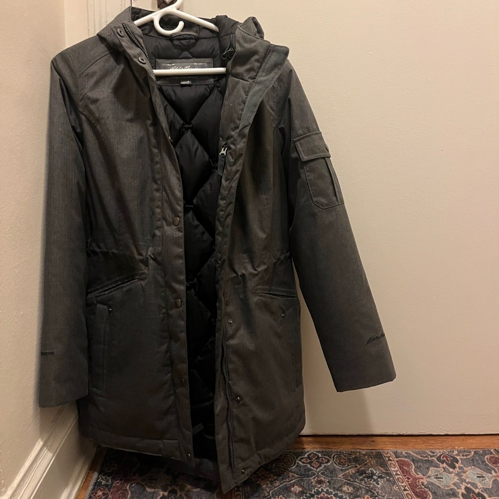 Eddie Bauer warm women’s down coat hardly used